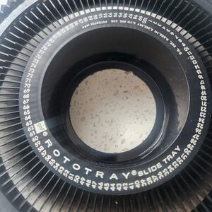 Vintage GAF's Rototray 100 2"x2" Slide Tray Carousel w/original box. Preowned